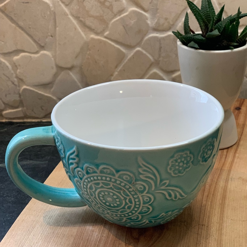 ROSENTHAL | Embossed Mandela Latte Mug